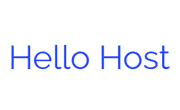 Hello-Host Logo