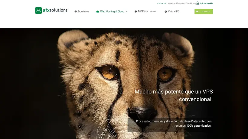 AFX Solutions homepage screenshot