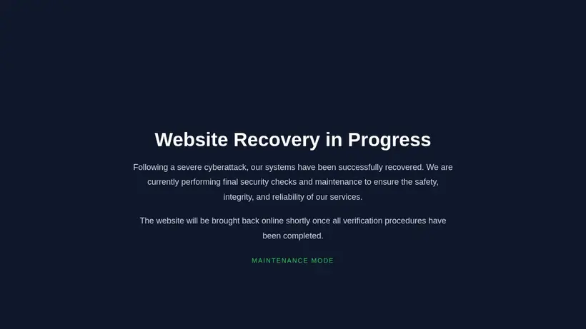 AnixHost homepage screenshot