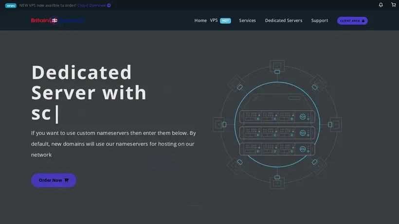 Britain Connected homepage screenshot