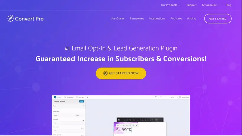 Convert Pro homepage screenshot
