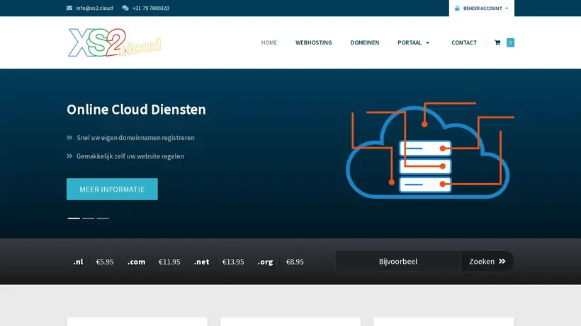 DBM Hosting homepage screenshot
