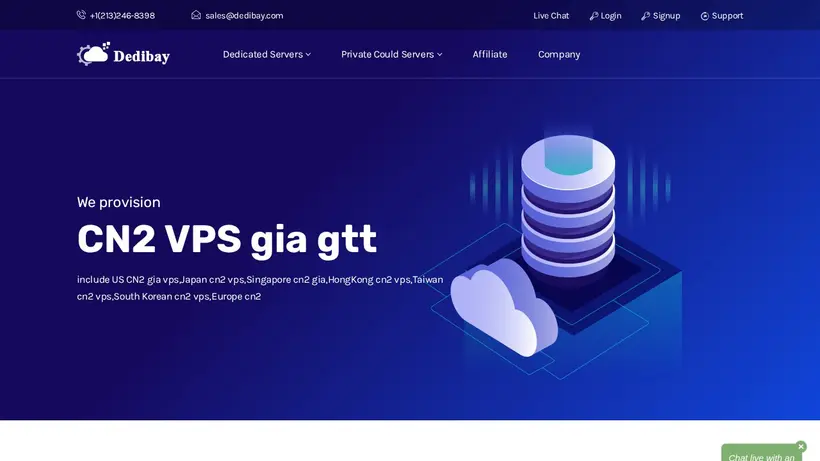 Dedi Bay homepage screenshot