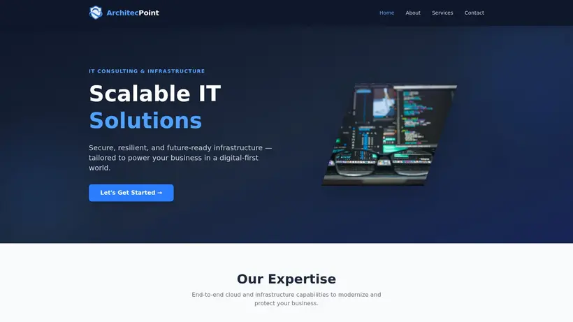 Deluxe Host homepage screenshot