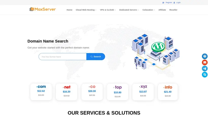 DIWP homepage screenshot
