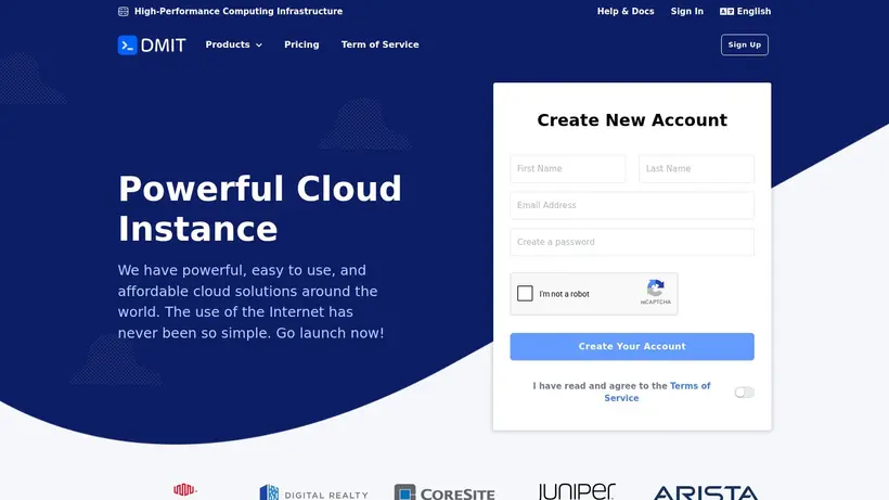 Dmit.io homepage screenshot