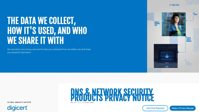 DNS Made Easy homepage screenshot