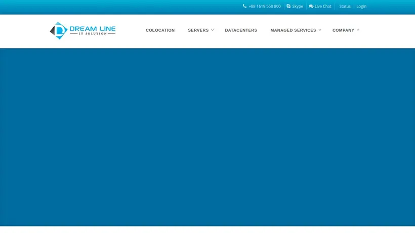 Dream Line IT Solution homepage screenshot