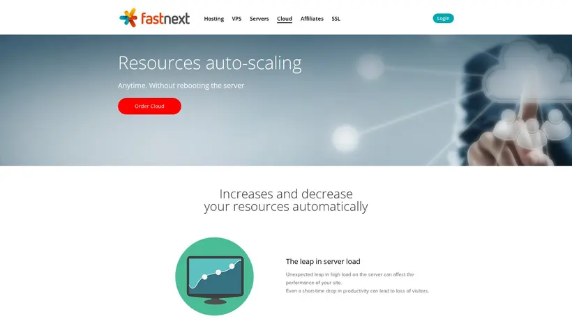 Fastnext homepage screenshot