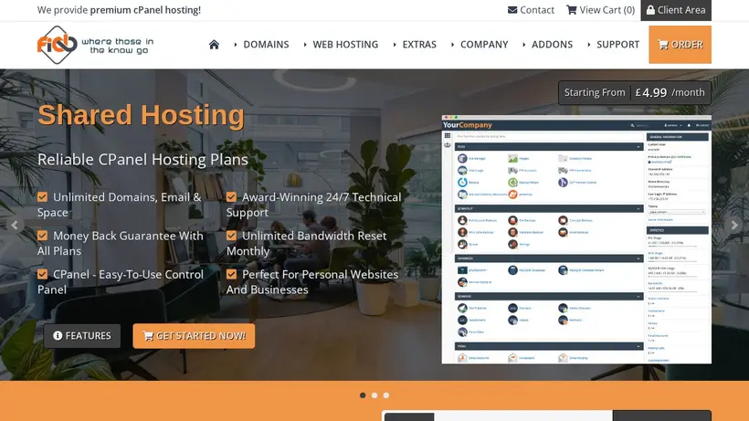 FidoNet homepage screenshot