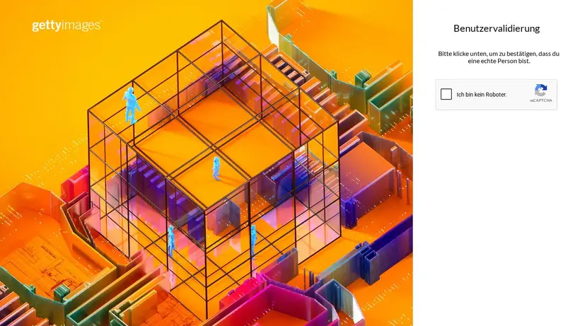 GettyImages homepage screenshot