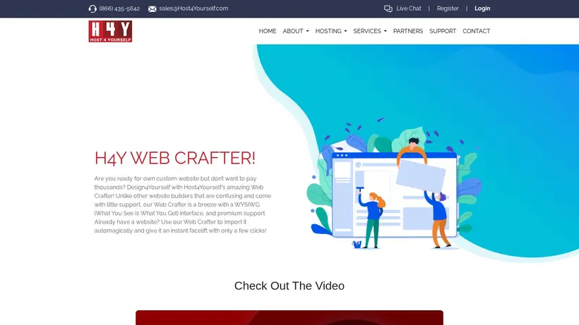 Host 4 Yourself homepage screenshot