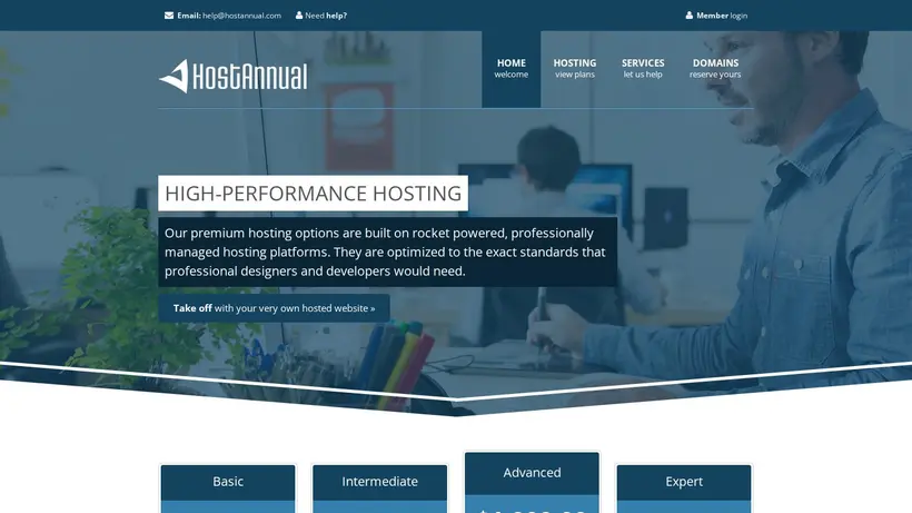 Host Annual homepage screenshot