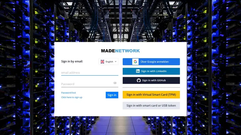 Hosting Stak homepage screenshot