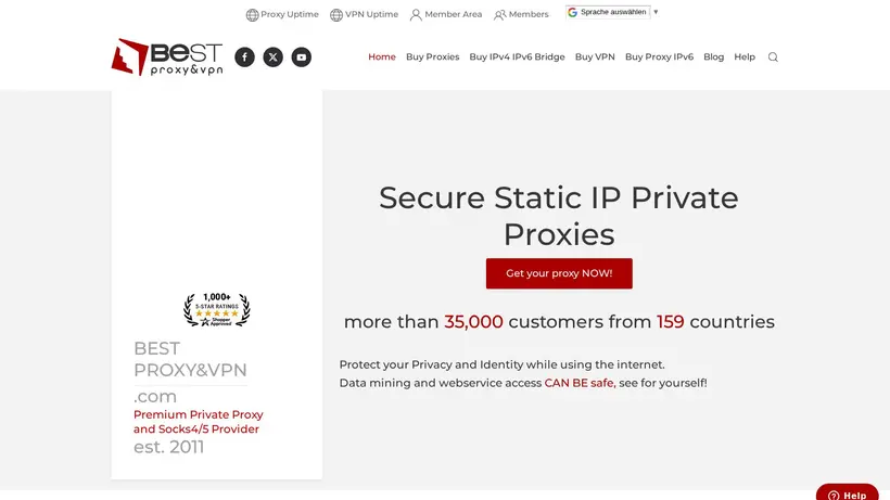 InvinciBull VPN homepage screenshot