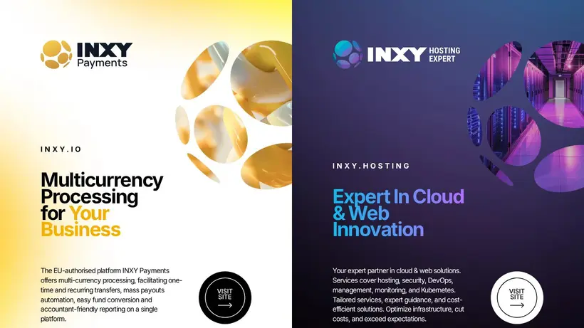 Inxy.com homepage screenshot