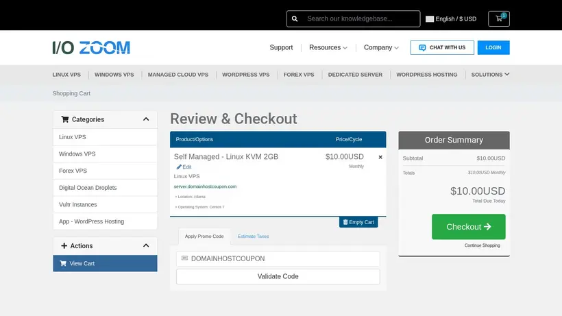 IOZoom homepage screenshot