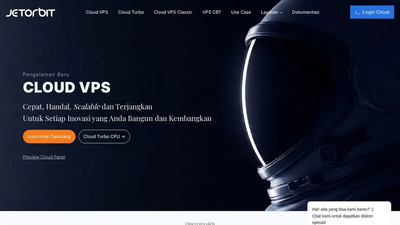 Jetorbit homepage screenshot