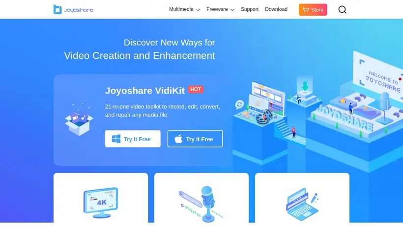 Joyo Share homepage screenshot