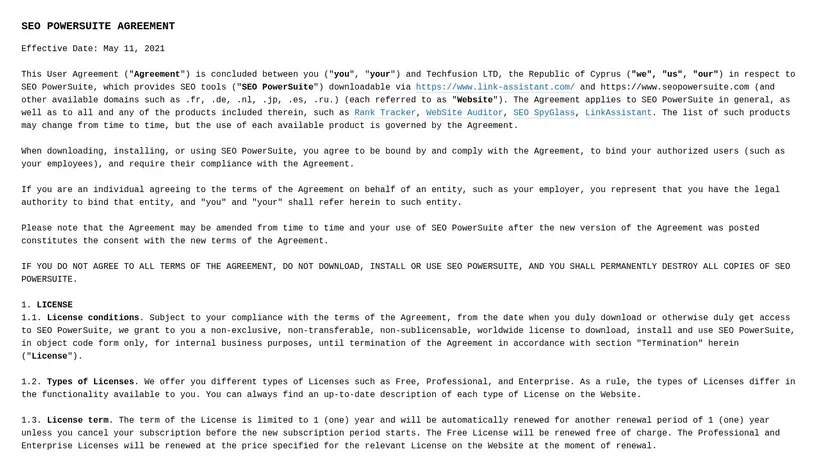 Link Assistant homepage screenshot
