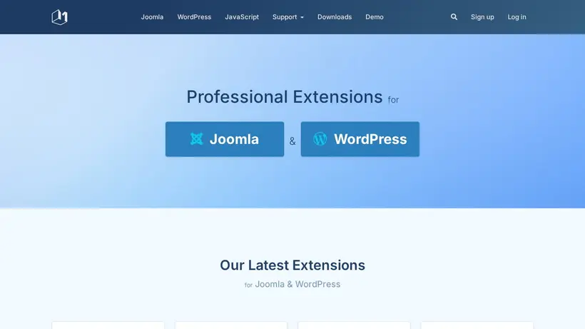 Minitek GR homepage screenshot