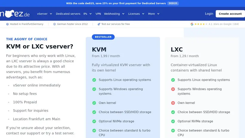 Noez GmbH homepage screenshot