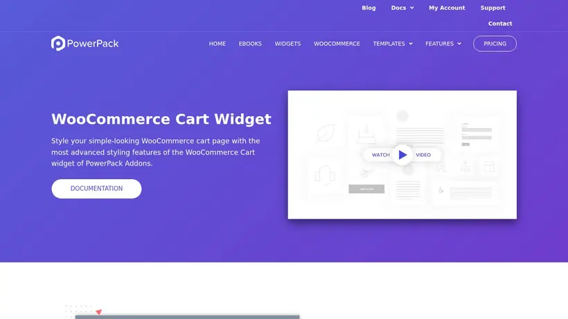 PowerPack for Elementor homepage screenshot