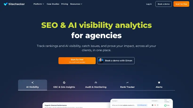 Site Checker Pro homepage screenshot