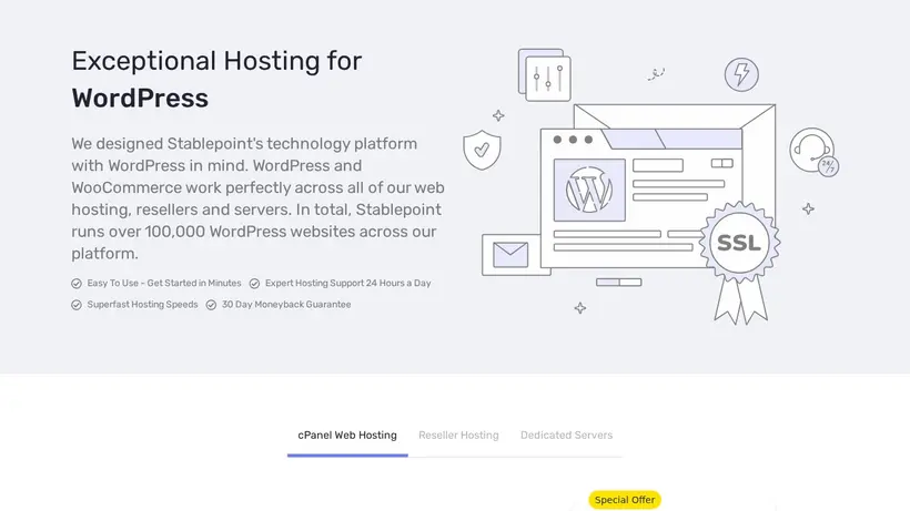 StablePoint homepage screenshot