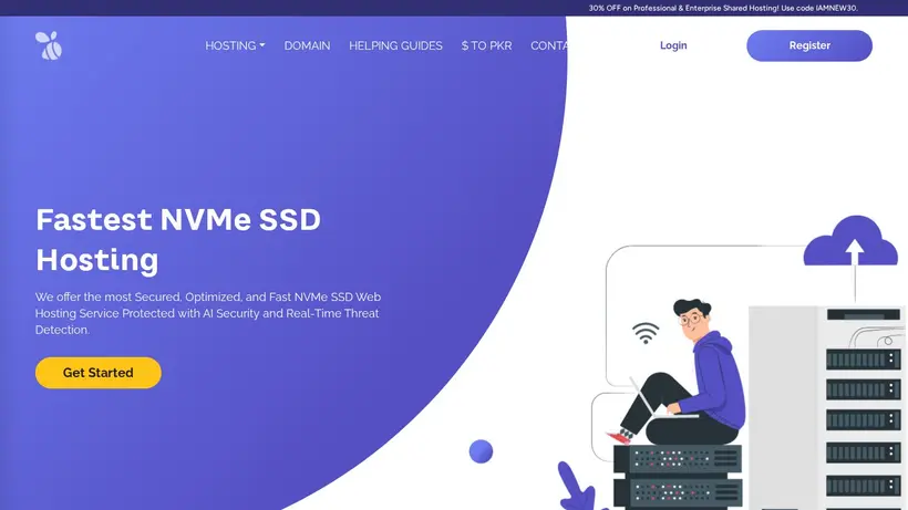 The Bee Host homepage screenshot