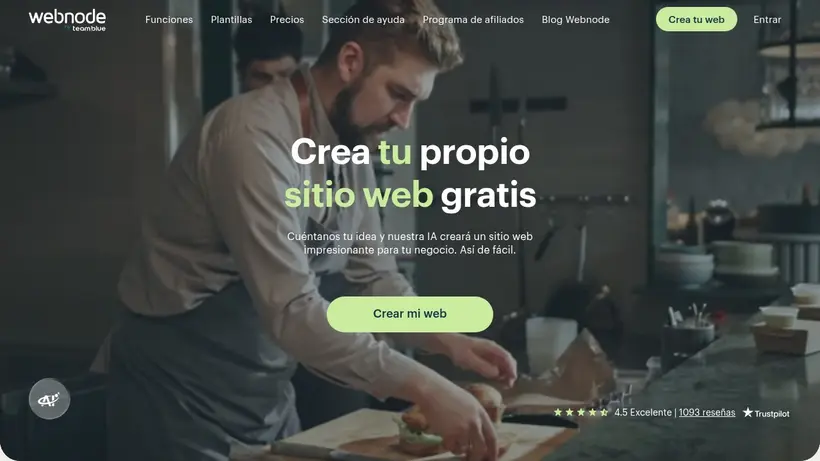WebNode.cat homepage screenshot