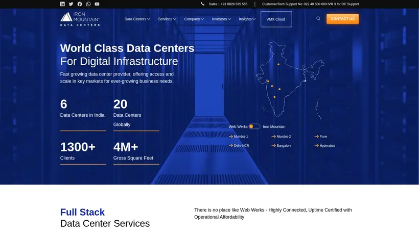 WebWerks homepage screenshot