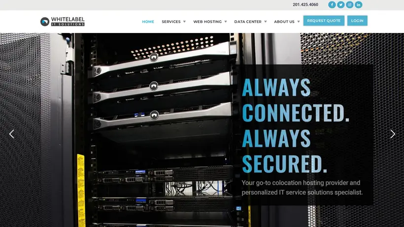 White Label IT Solutions homepage screenshot