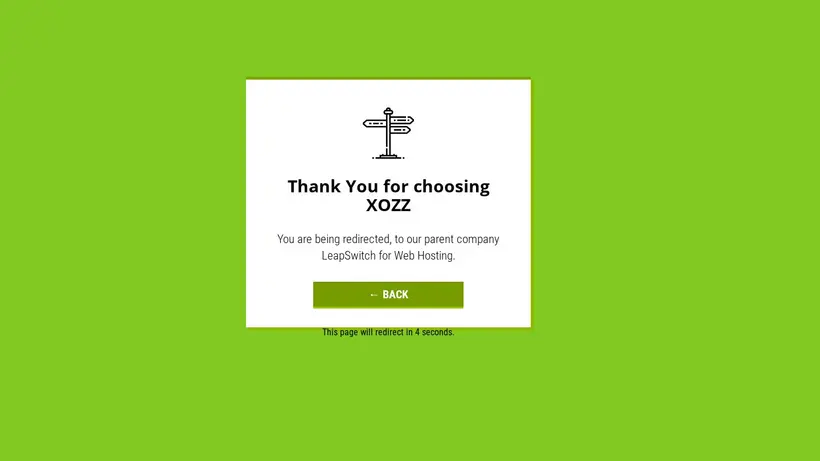 Xozz homepage screenshot