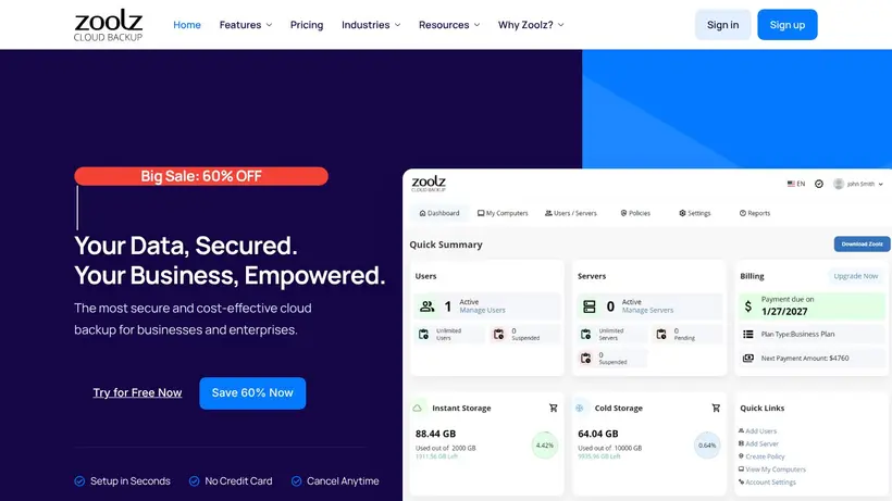 Big MIND homepage screenshot