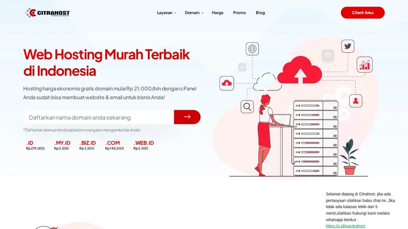 Citra Host homepage screenshot