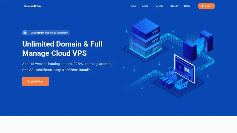 License Maker homepage screenshot