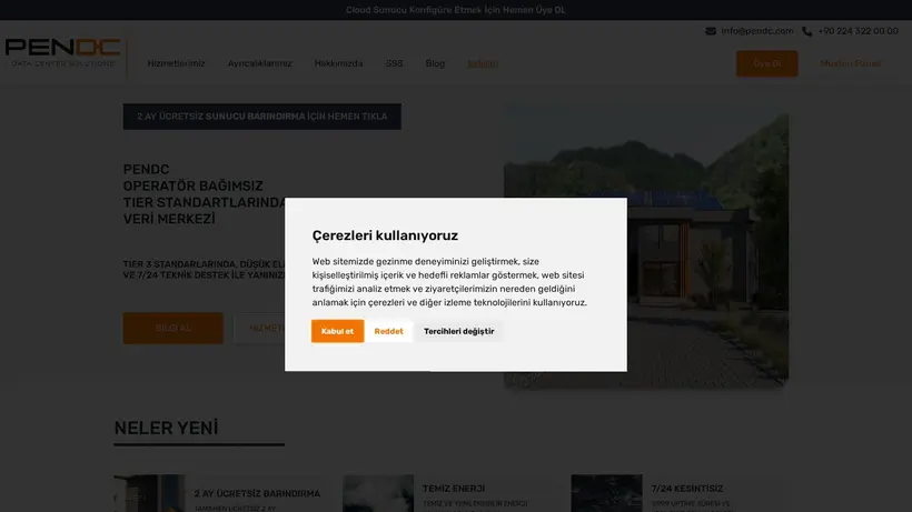 Pen Host homepage screenshot
