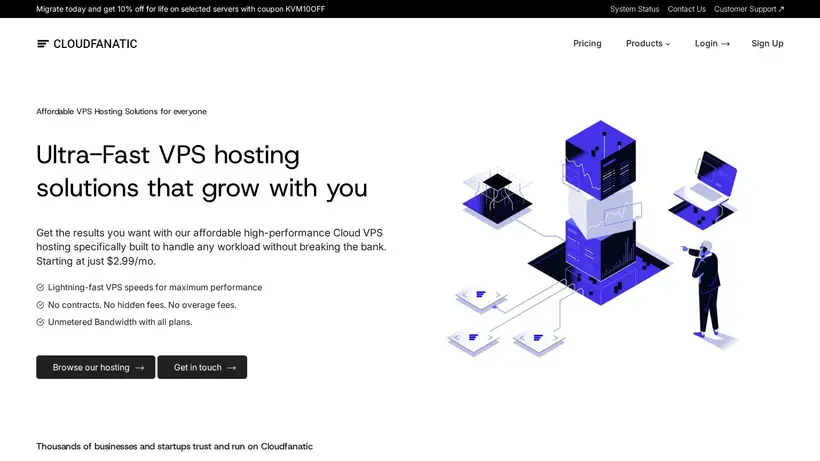 Servercheap.net homepage screenshot