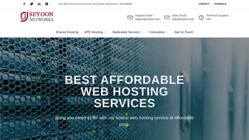 Seyoon homepage screenshot