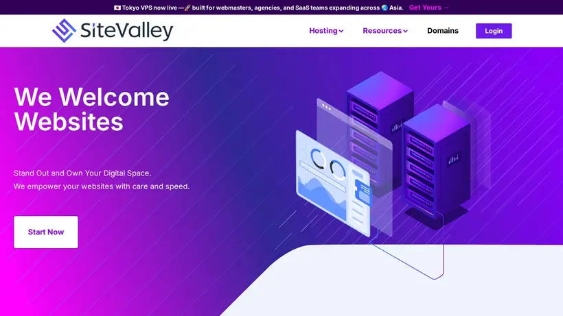 Site Valley homepage screenshot