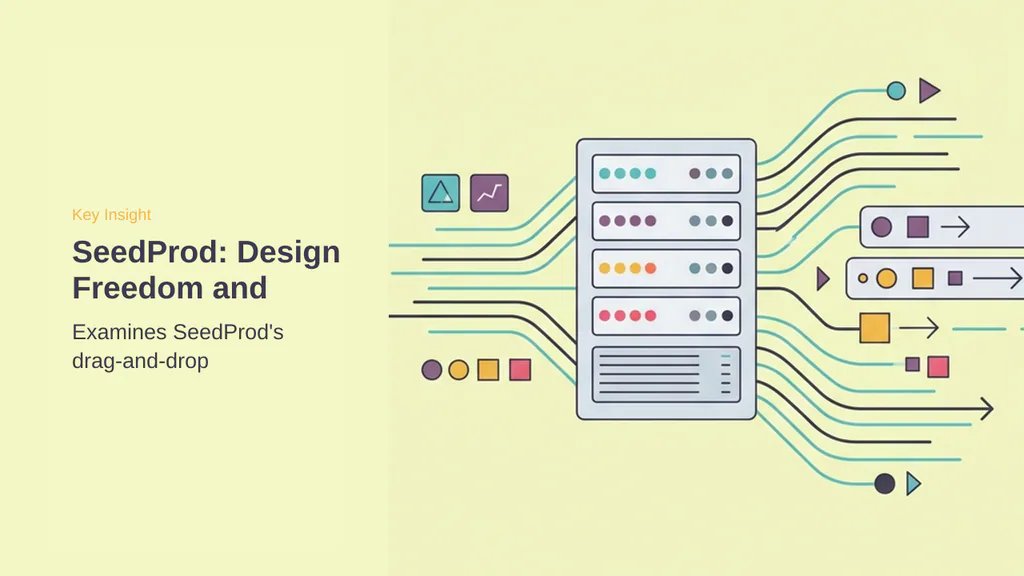 Editorial illustration for SeedProd: Design Freedom and Speed
