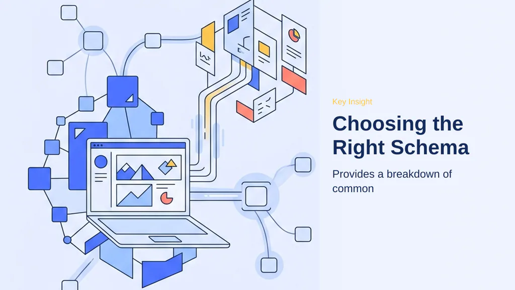 Editorial illustration for Choosing the Right Schema Type for Your Content
