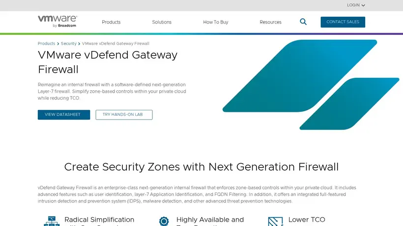 VMware homepage screenshot
