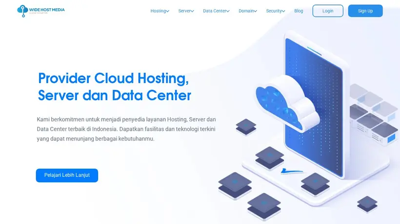 Wide Host Media homepage screenshot