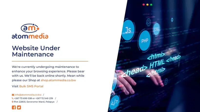 Atom Media homepage screenshot