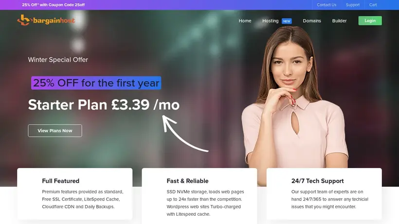 Bargain Host homepage screenshot