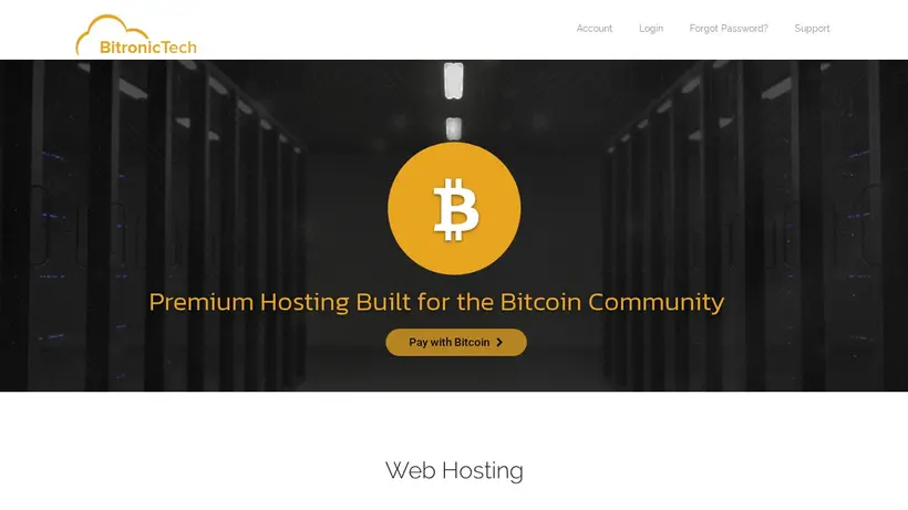 Bitronic Tech homepage screenshot