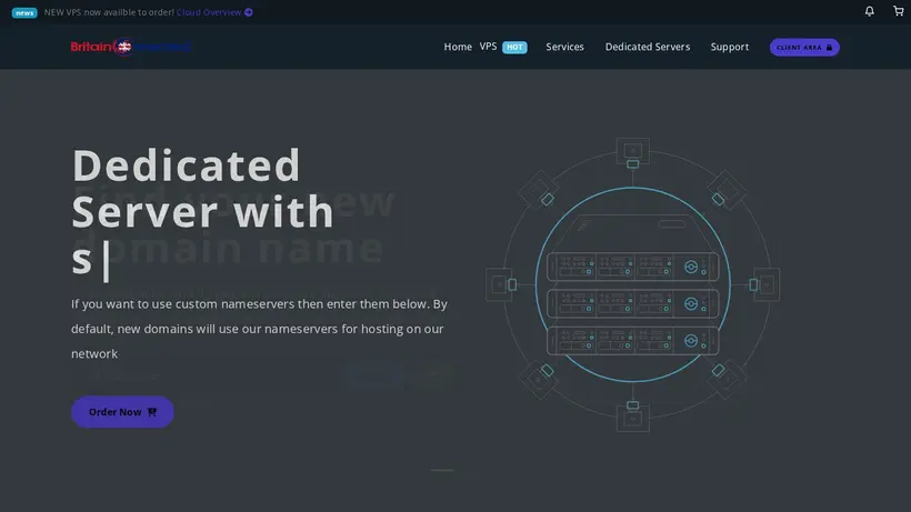 Britain Connected homepage screenshot
