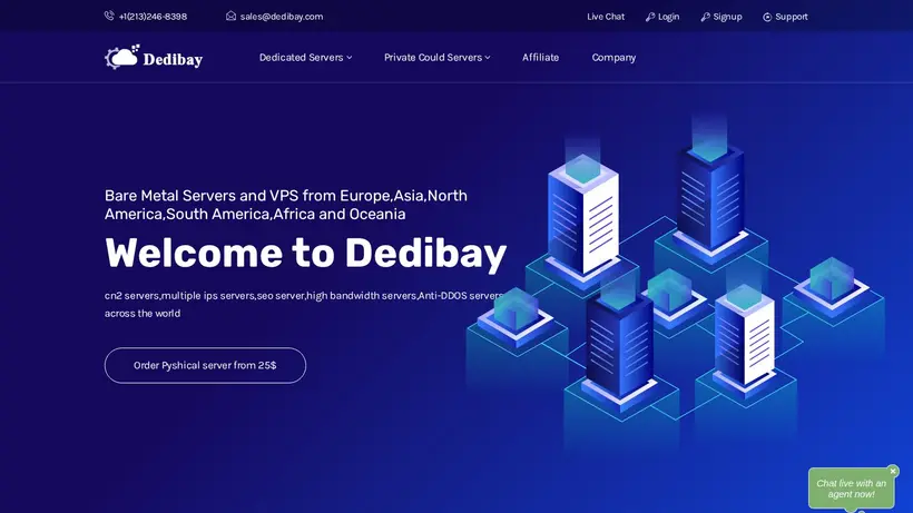 Dedi Bay homepage screenshot